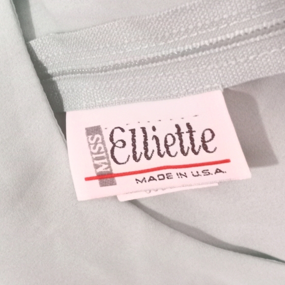 Vtg. Miss Elliette Maxi Party Dress - Picture 7 of 9